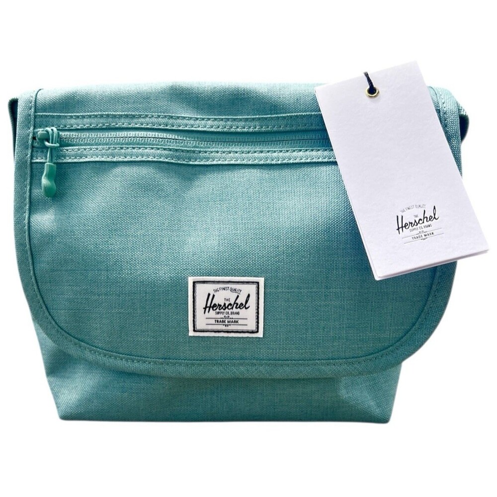 NWT Herschel Supply Co. Grade Mini Messenger Bag Oil Blue Crosshatch Nordstrom